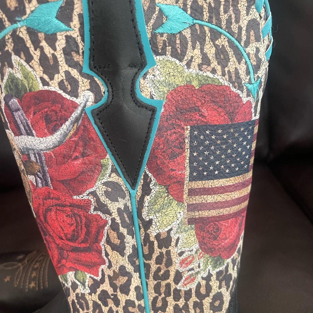 NEW Ariat Frontier Rodeo Quincy Western Boot RARE - Picture 12 of 14